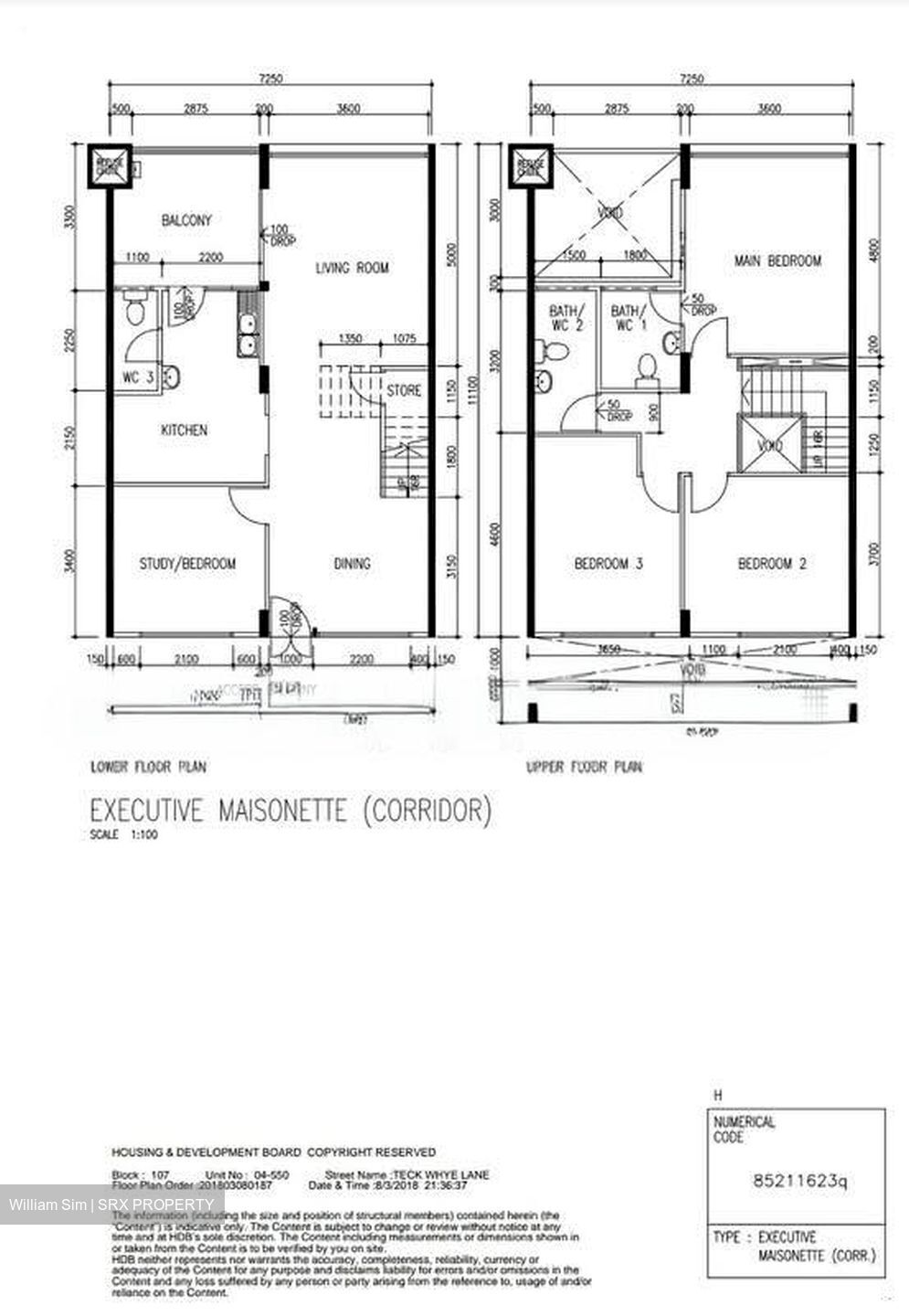Blk 107 Teck Whye Lane (Choa Chu Kang), HDB Executive #581798771